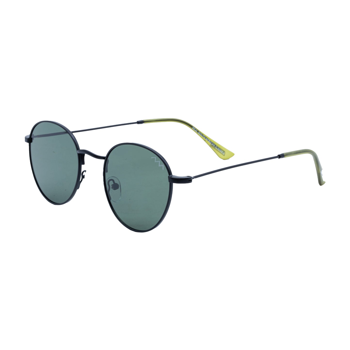 Waves Kaapstad Polarized Sunglasses black front angle