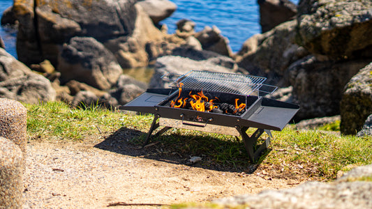 Portable Stainless Steel QuickBraai - Compact Outdoor Grid & Stand
