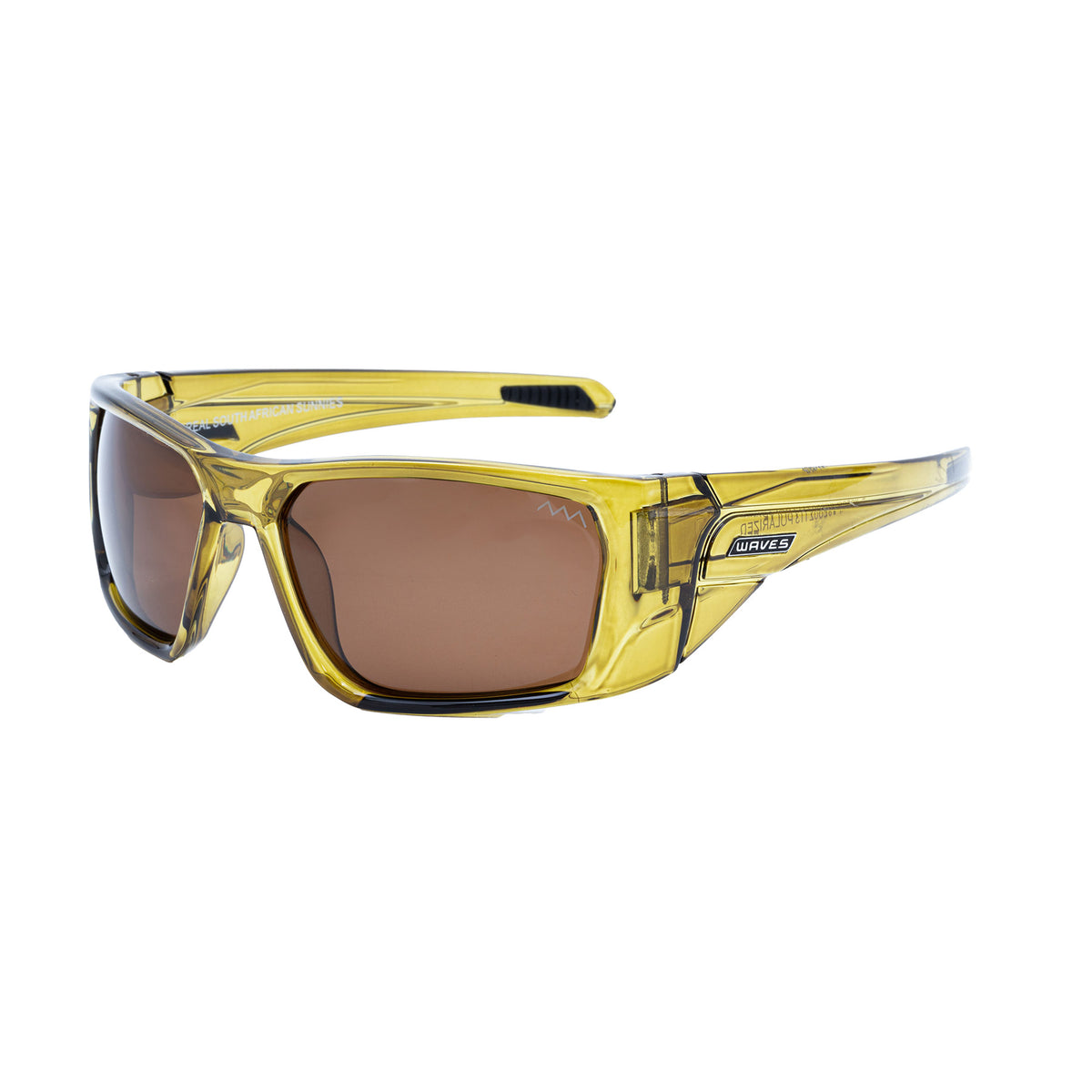 Waves Fluxor Sunglasses Yellow Front Angle