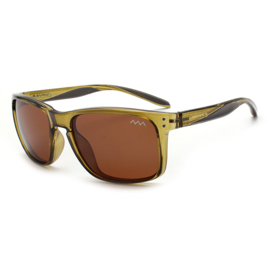 Waves Vent Sunglasses yellow front angle